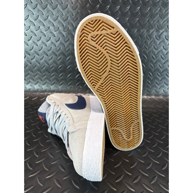 Nike SB Zoom Blazer Mid Wolf Grey White FD0731-004 mens sneakers size 5.56