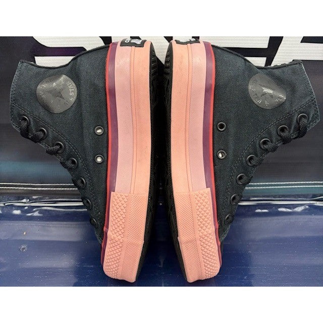 Converse X OPI Chuck Taylor Black Salmon 566556C Womens canvas sneakers size 5.55