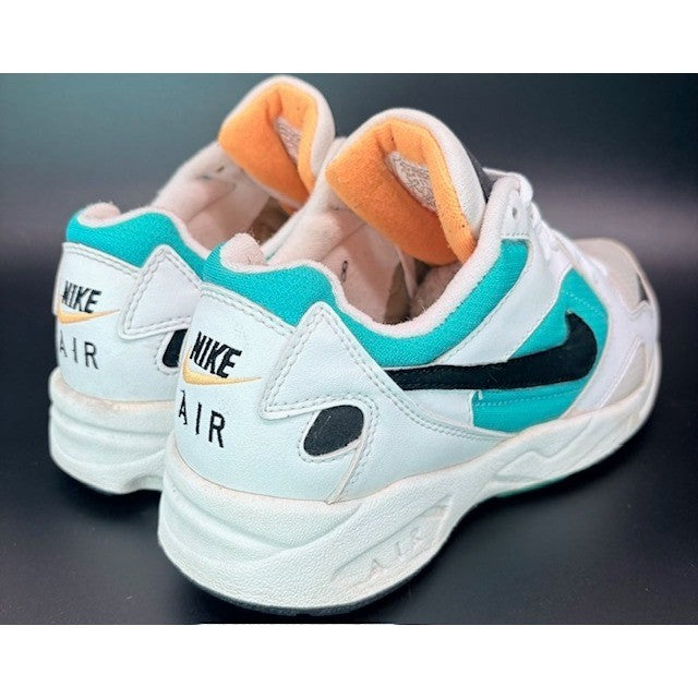 Vintage 1994 Nike Air Icarus OG White Black Teal Running Sneakers mens size 82