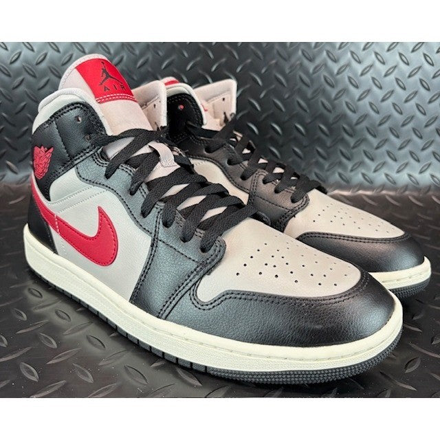 Jordan 1 Mid Black College Grey BQ6472-060 Womens sneakers size 12 or mens 10.51