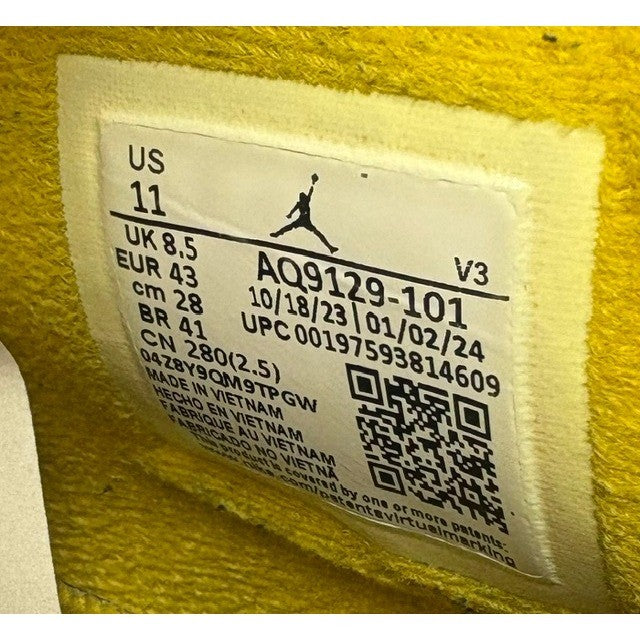 Jordan 4 Retro Vivid Sulfur (2024) AQ9129-101 Womens sneakers size 11 / 9.5 Men7