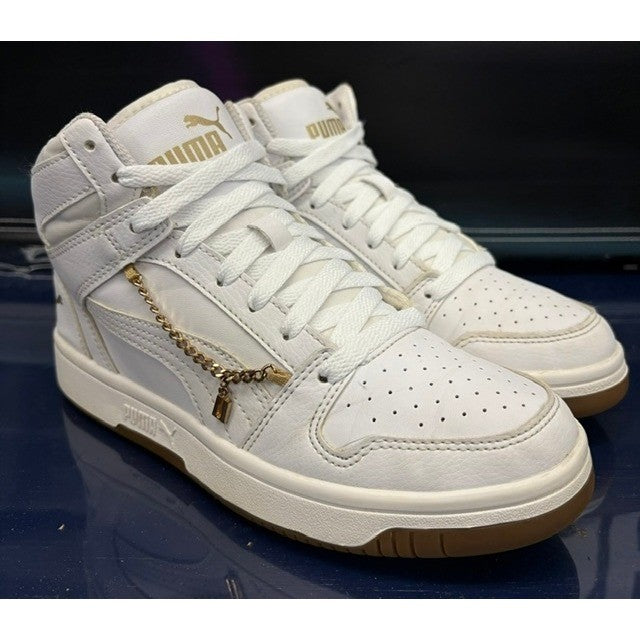 Puma Rebound Layup High White (2024) 399165-01 Mens sneakers size 4.51
