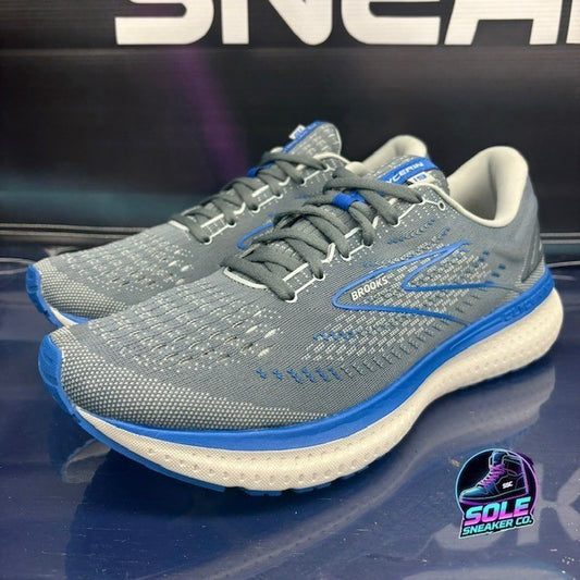Brooks Glycerin 19 Grey Blue White (2021) 1103561D095 Mens sneakers size 11.50