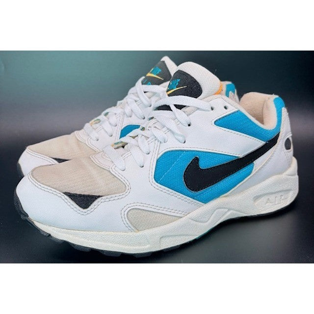 Vintage 1994 Nike Air Icarus OG White Black Teal Running Sneakers mens size 80