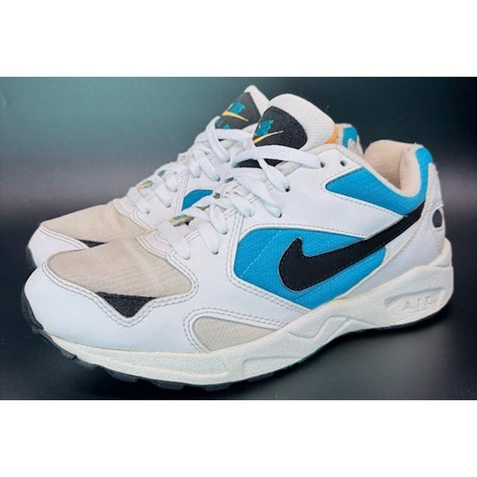 Vintage 1994 Nike Air Icarus OG White Black Teal Running Sneakers mens size 80