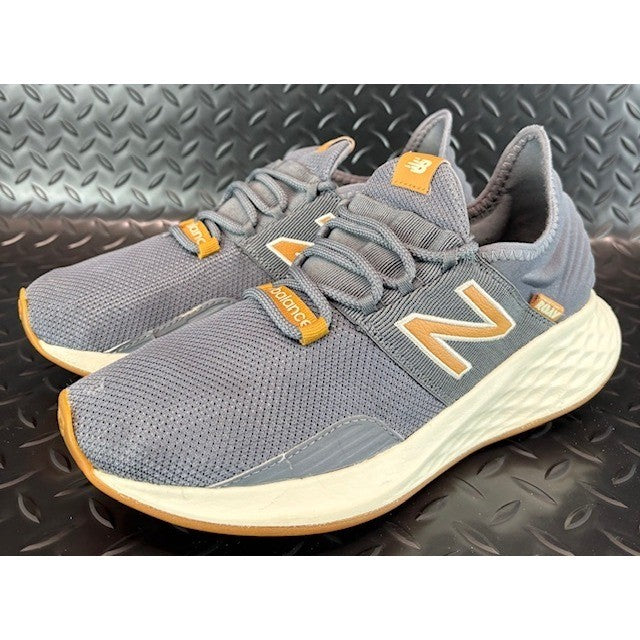 New Balance Fresh Foam Roav Lead Gray Orange Womens running sneakers size 9.50