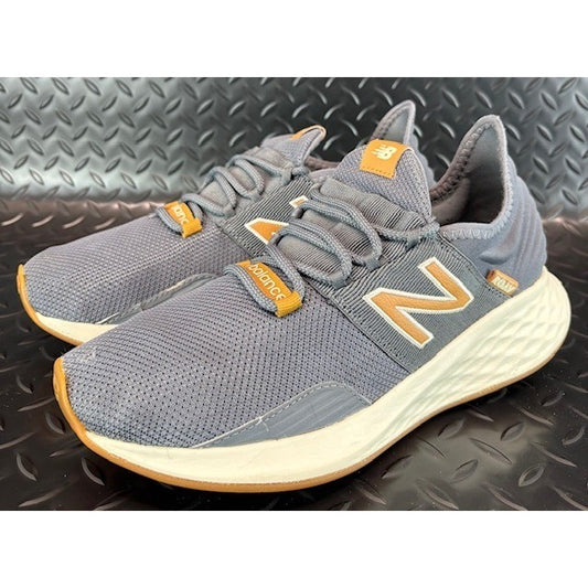 New Balance Fresh Foam Roav Lead Gray Orange Womens running sneakers size 9.50