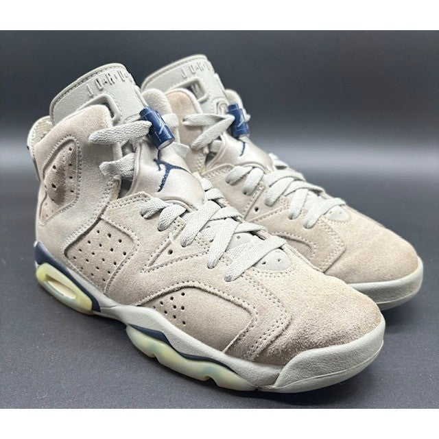 Air Jordan 6 Retro GS Georgetown Grey Basketball Sneakers Womens size 7 or 5.5Y1