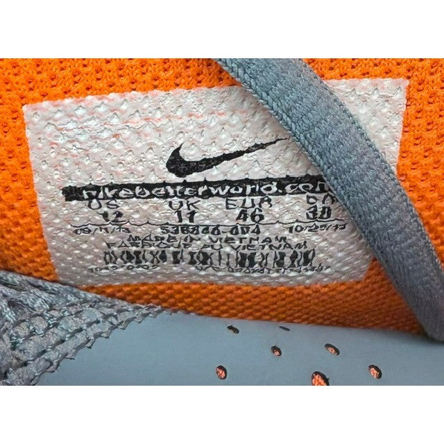Nike Dual Fusion BB Stealth Orange Grey (2012) 536846-004 Mens sneakers size 127