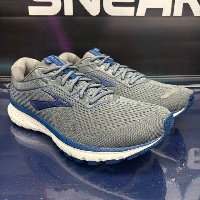 Brooks Ghost 12 Grey Blue White (2019) 1103161D003 Mens sneakers size 11.51
