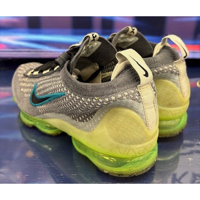 Nike Air Vapormax 2021 FK Dark Grey Barely Volt DB1550-009 Kids sneakers size 7Y3