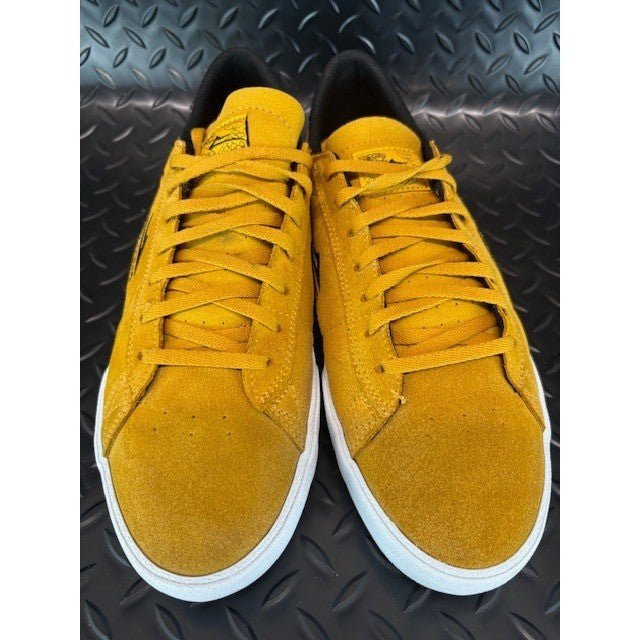 Lakai Newport Doom Sayers Gold Suede Skateboarding Shoes Sneakers Mens Size 9.56