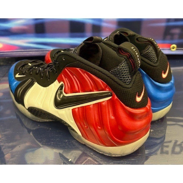 Custom Foamposites 8 of 68 pairs Red White Blue All Stars Mens sneakers size 143