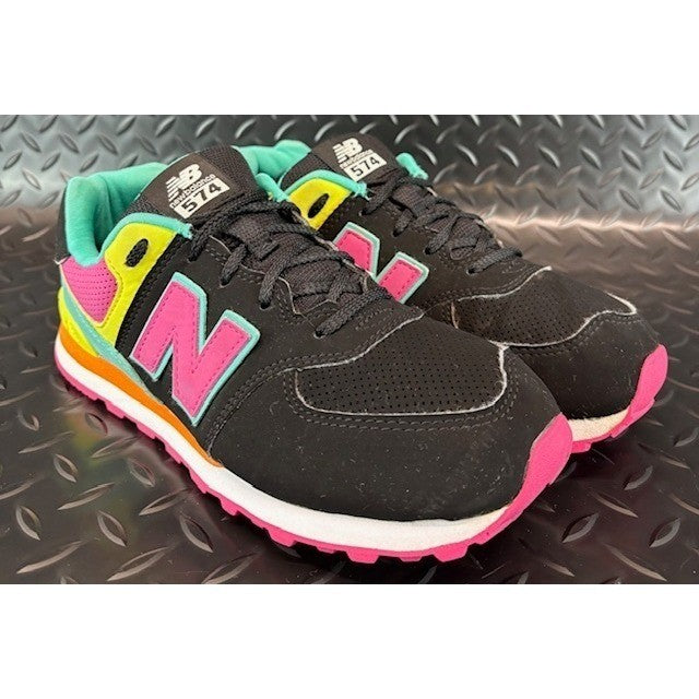 New Balance 574 Black Pink Green Orange Suede GC574JPB Mens sneakers size 51