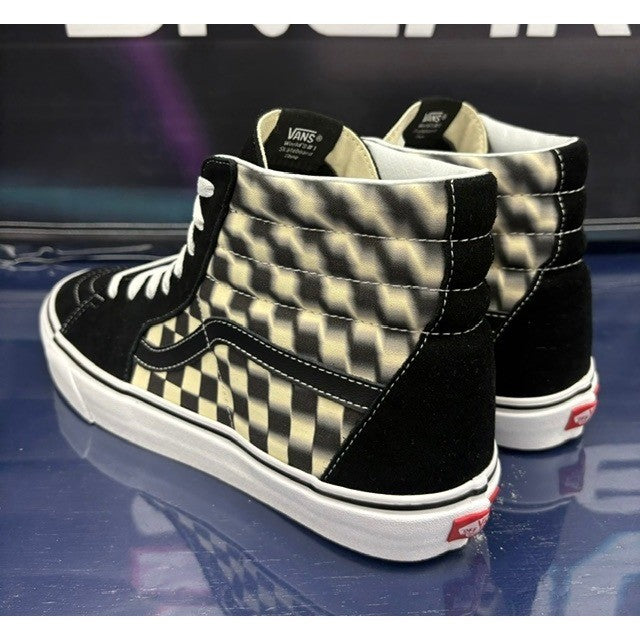 Vans OTW Sk8-Hi Blur Check Black White 721277 Mens sneakers size 133
