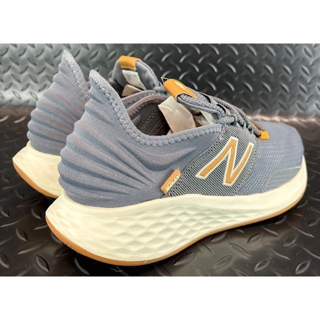 New Balance Fresh Foam Roav Lead Gray Orange Womens running sneakers size 9.52