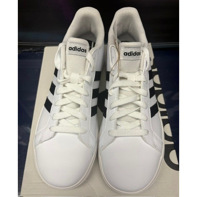 Adidas Grand Court 2.0 K White Black GW6511 Mens Tennis sneakers size 64