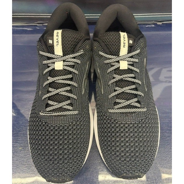 Brooks Revel 2 Black Silver White (2018) 1102921D050 Mens sneakers size 11.54