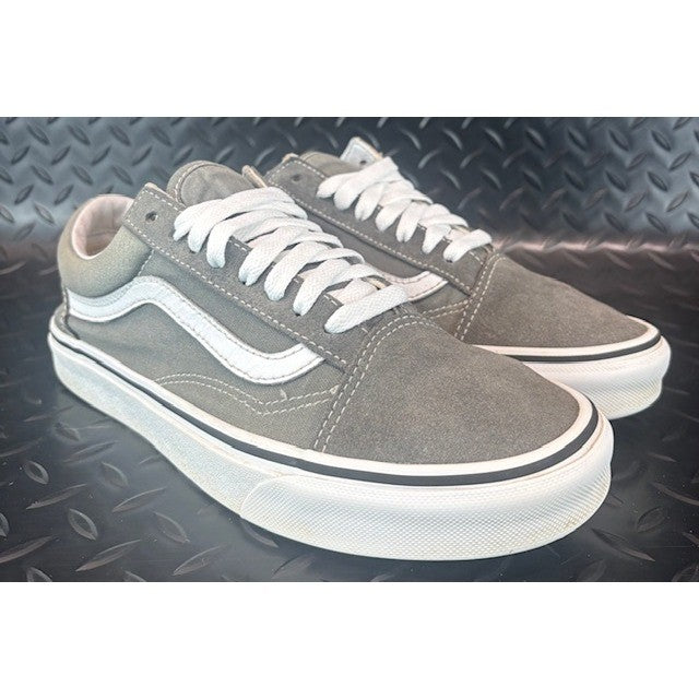 Vans Off the Wall OTW Grey White Suede Canvas 500714 Mens sneakers size 6.51