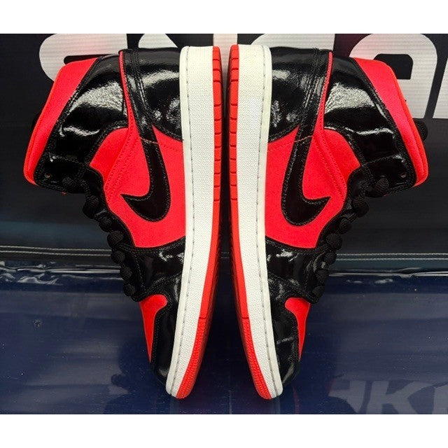 Jordan 1 Mid Hot Punch Black (2019) BQ6472-600 Womens sneakers size 115