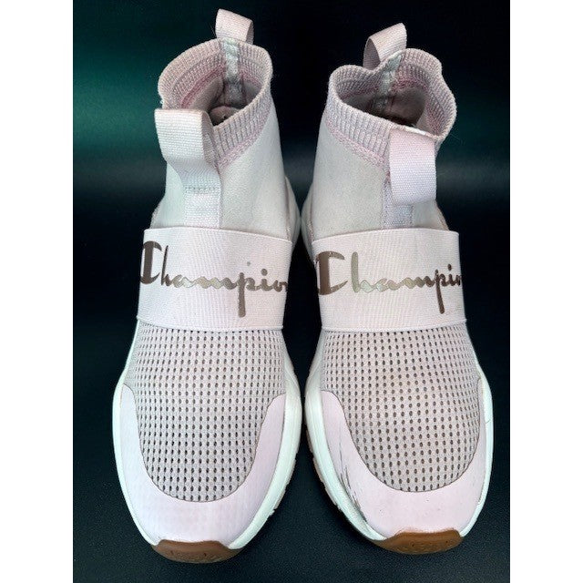 Champion Women's Pink Hi Top Rally Hush Sneakers size 104