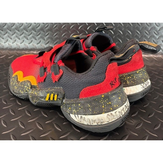 Adidas Trae Young 1 Atlanta Hawks 2Y3772 Red Black Mens sneakers sz 8.5 damaged3