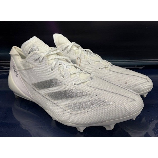 Adidas Adizero Electric White Silver IE4374 Mens Football Cleats size 151