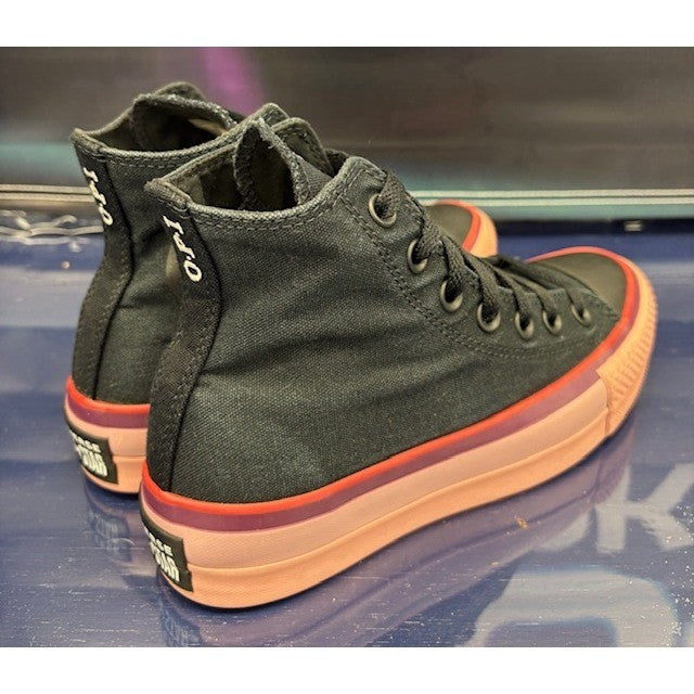 Converse X OPI Chuck Taylor Black Salmon 566556C Womens canvas sneakers size 5.52
