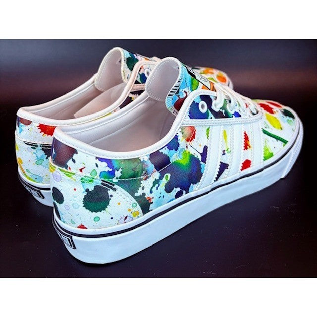 Adidas HVW8 x AdiEase Kevin Lyons Skate Shoes sneakers mens size 10 White paint2