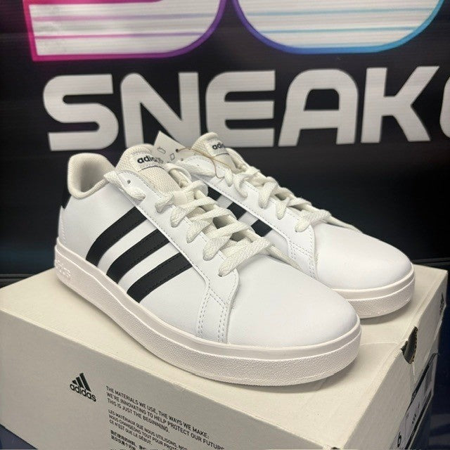 Adidas Grand Court 2.0 K White Black GW6511 Mens Tennis sneakers size 61