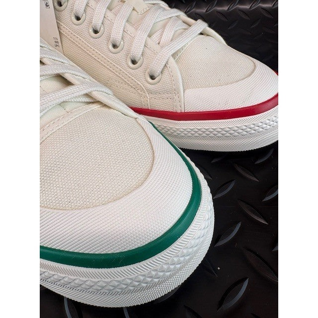 Adidas Nizza Pride Cream Rainbow Canvas EF2319 Mens sneakers size 122