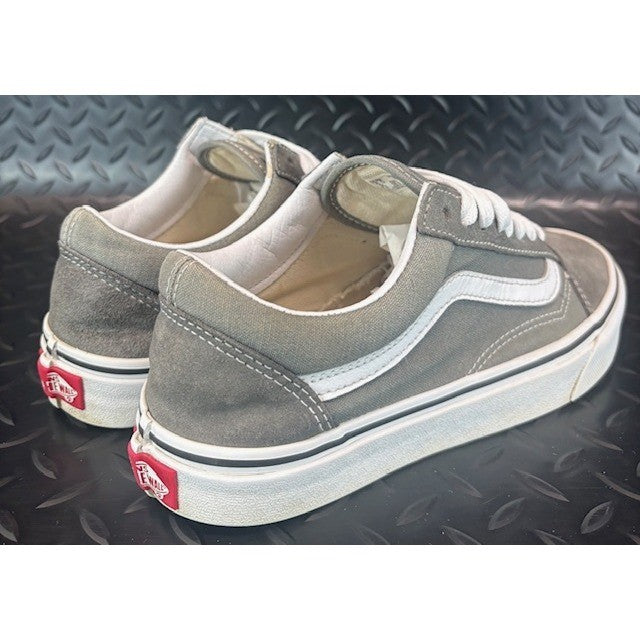 Vans Off the Wall OTW Grey White Suede Canvas 500714 Mens sneakers size 6.52