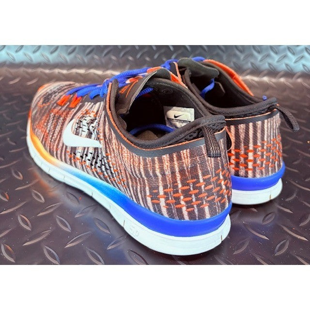 Nike Free 5.0 TR Fit 5 Blue Orange Athletic Running Shoes Sneakers Mens size 83