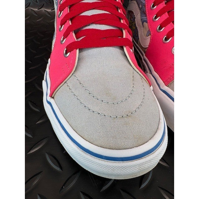 Vans Old Skool Sk8-Hi Cancer Roses 721454 Mens Canvas Sneakers Shoes size 8.55
