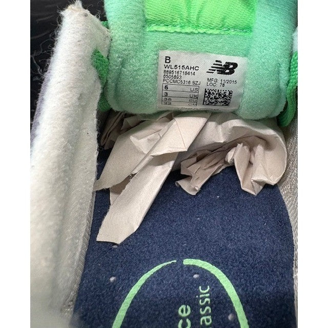 New Balance 515 Classic Womens Sneakers Grey Green Blue size 59