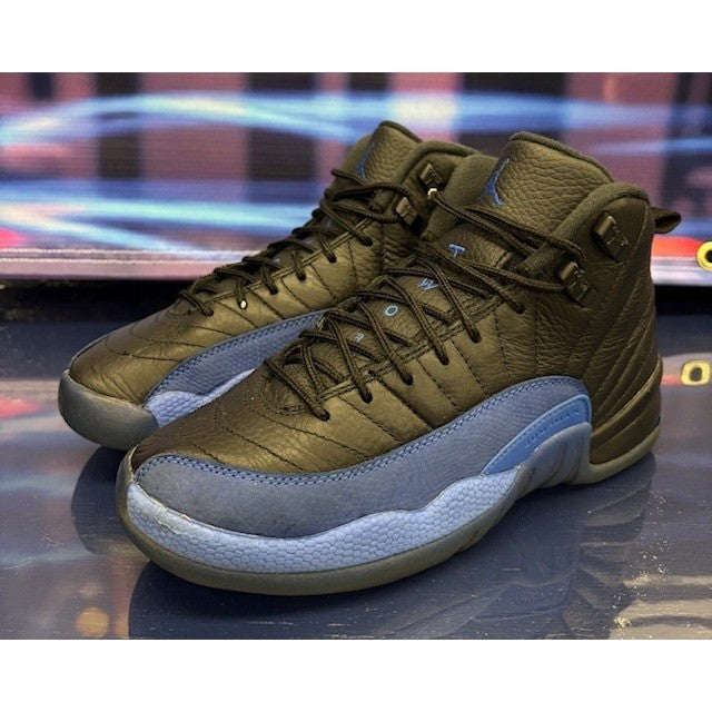 Jordan 12 Retro Black Game Royal 153365-014 Youth sneakers size 5Y0