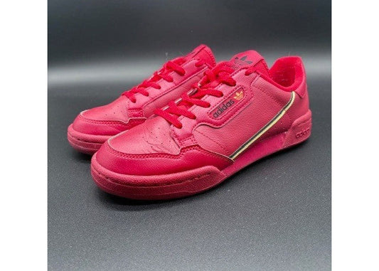 Adidas Continental 80 Mens Sneakers size 5.5 Red on Red0