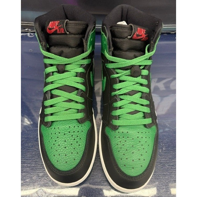 Jordan 1 Retro High Pine Green Black (2019) 555088-030 Mens sneakers size 9.54