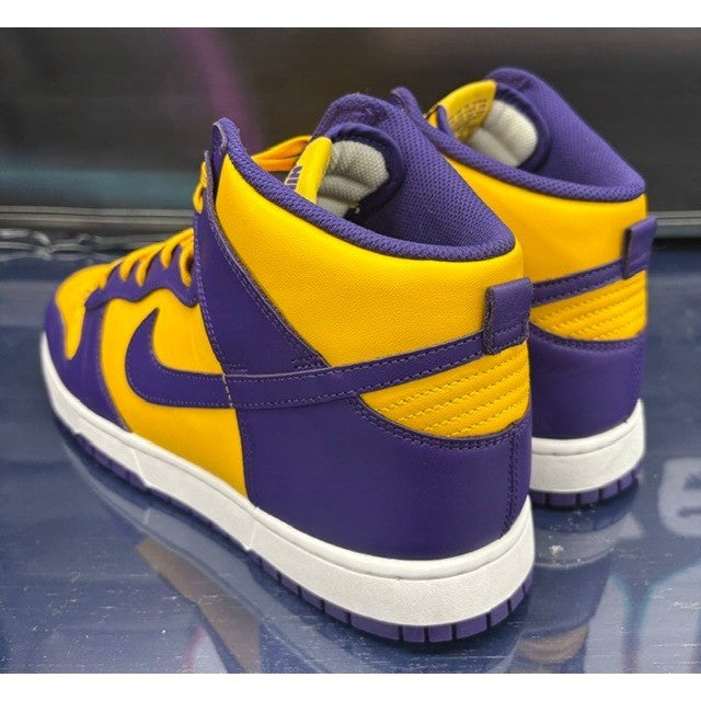 Nike Dunk High Lakers Purple Yellow (2022) DD1399-500 mens sneakers size 123