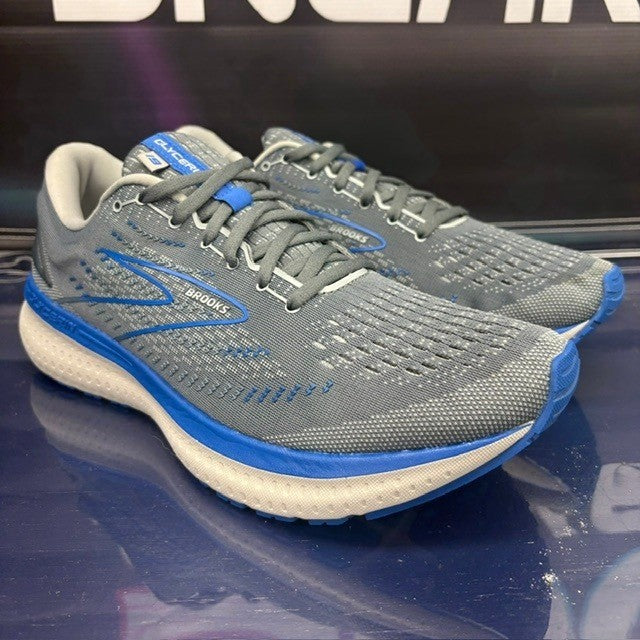 Brooks Glycerin 19 Grey Blue White (2021) 1103561D095 Mens sneakers size 11.51