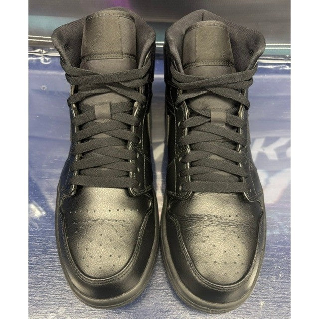 Jordan 1 Mid Triple Black (2019) 554724-090 Mens sneakers size 9.54