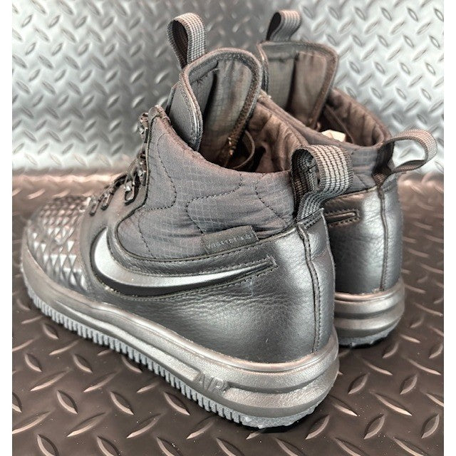 Nike Lunar Force 1 Duckboot '17 Black Leather Womens sneakers boots sz 8 or 6.5Y3