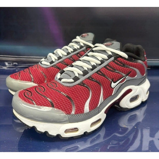Nike Air Max Plus Team Red Grey (2022) CD0609-602 Youth sneakers size 4.5Y0