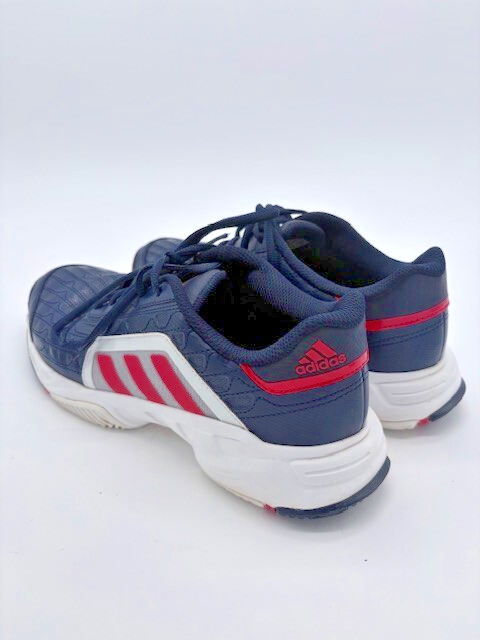 Mens size 10.5 Adidas Adriprene sneakers PYV702001 blue with red stripes3