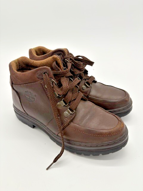Timberland Women's Brown leather hiking ankle boot size 6.5M #123310