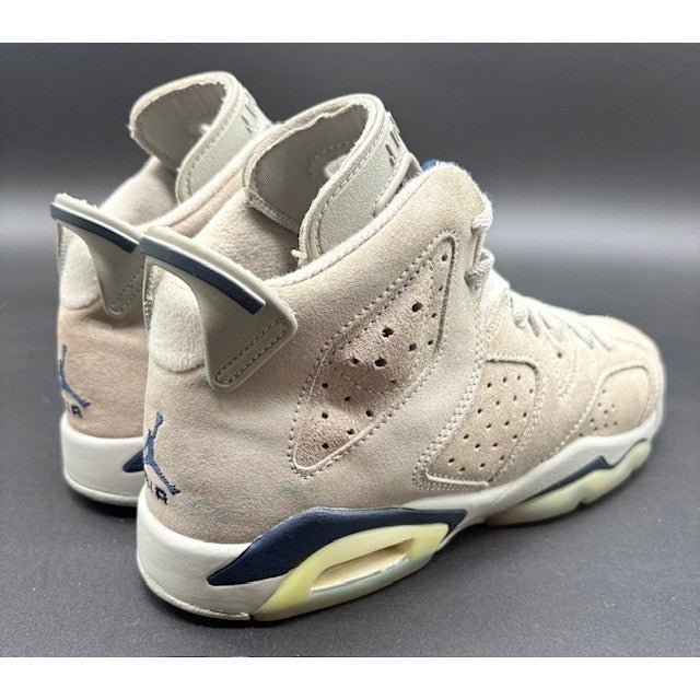 Air Jordan 6 Retro GS Georgetown Grey Basketball Sneakers Womens size 7 or 5.5Y2