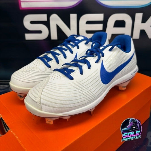 Nike Lunar Hyperdiamond 3 Pro White Royal Blue CD0110-106 Womens cleats size 7.50