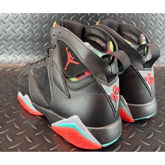 Jordan 7 Retro Barcelona Nights Black Red 705350-007 Mens sneakers size 103