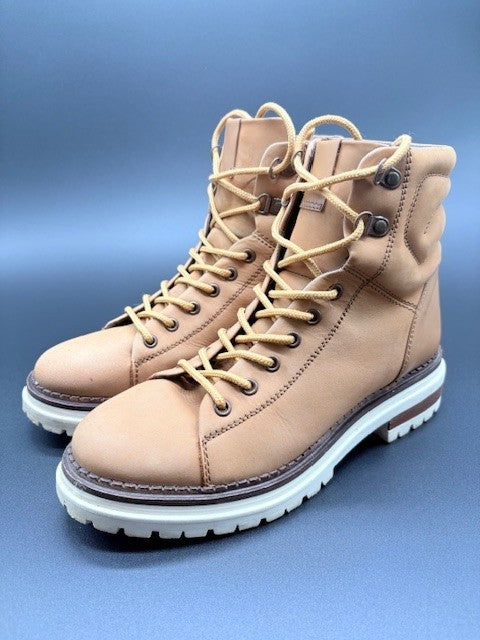 RooLee Light Brown Leather Boots Mens size 9.5 US Super Soft0