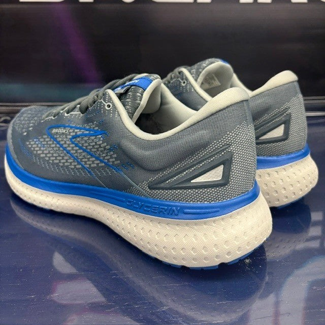 Brooks Glycerin 19 Grey Blue White (2021) 1103561D095 Mens sneakers size 11.53